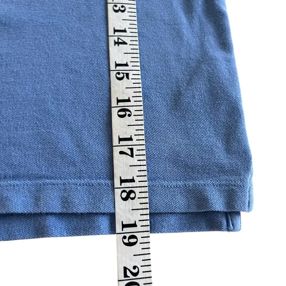 Crewcuts Boys Blue Short Sleeve Polo Shirt Size 10 - Excellent